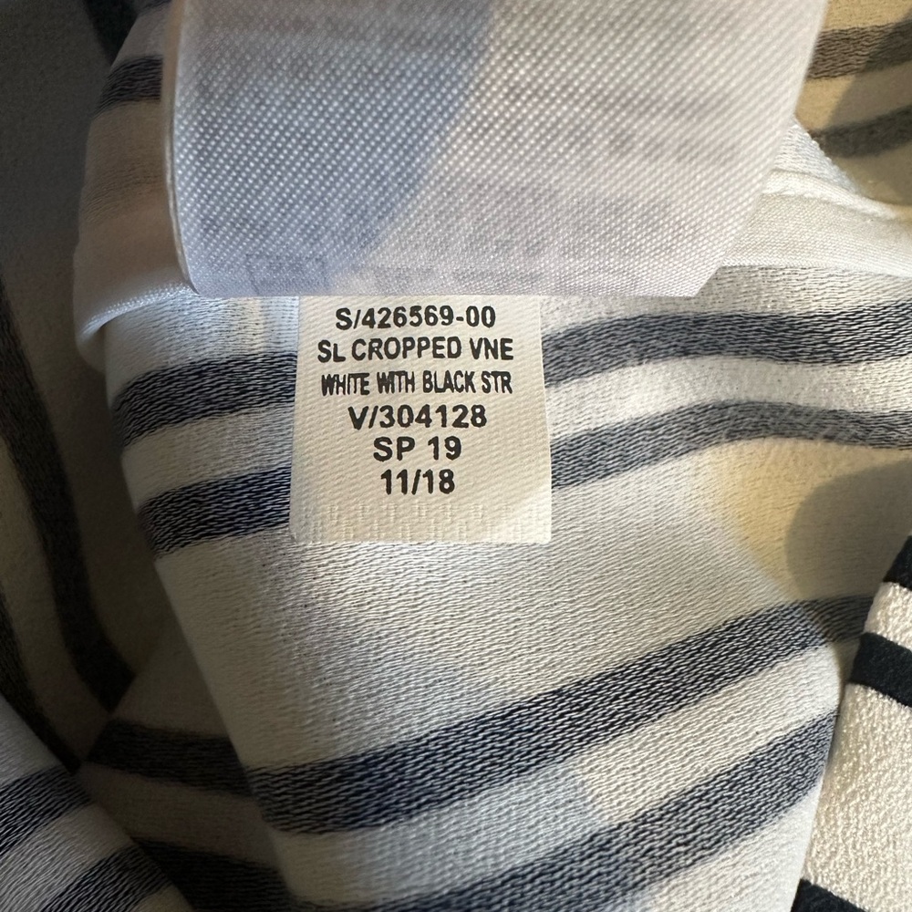 Banana Republic Striped Sleeveless cropped jumpsuit - Picture 9 of 9